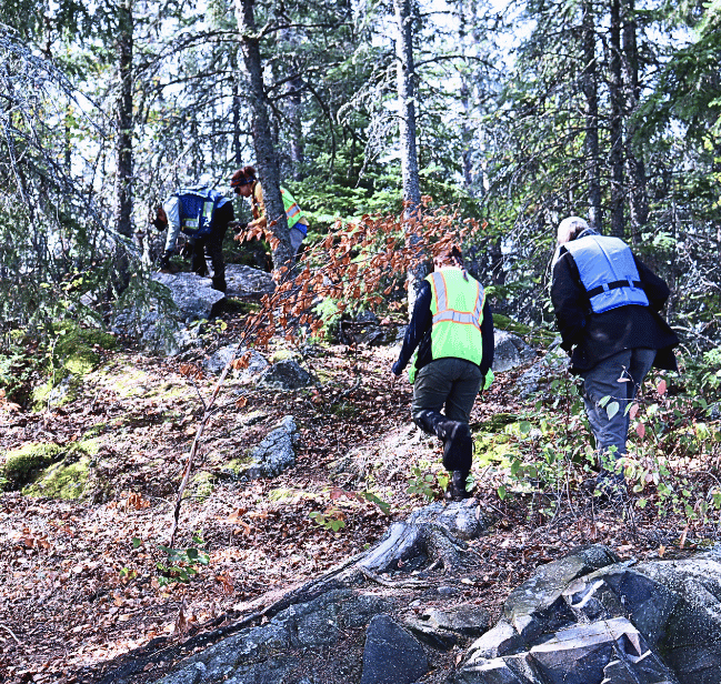 Hiking Errington Lake Lodge